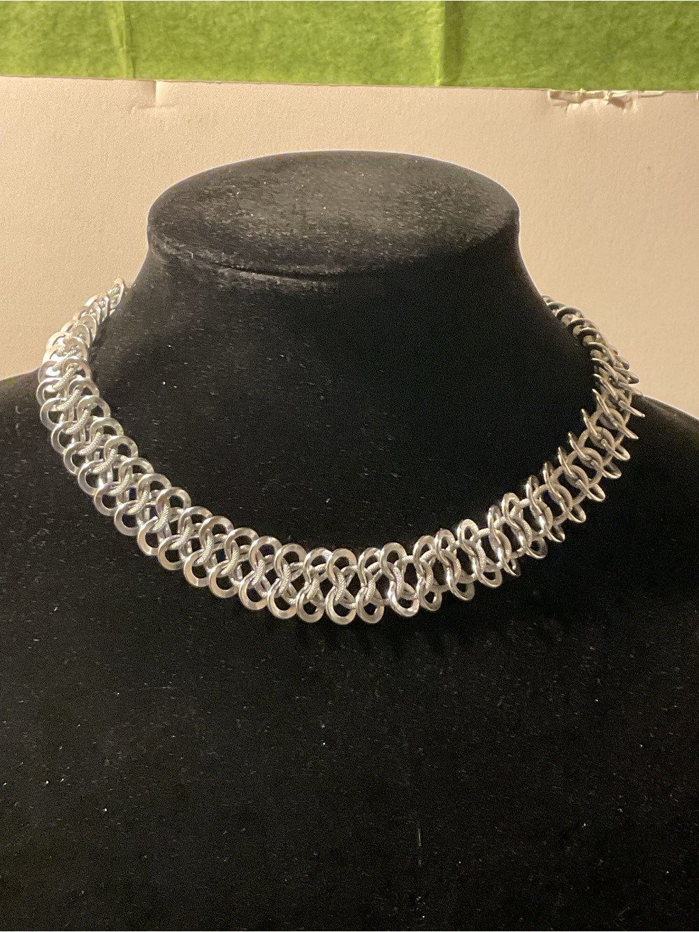 Chainmaille Link Aluminum Necklace